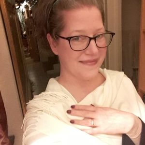 Ivory Pashmina, 30"x70" and a cloud of heaven